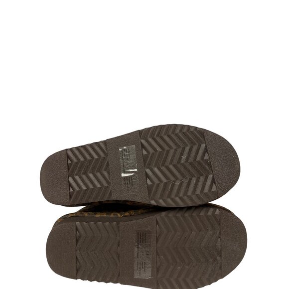 Steve Madden Oakley Girl's Ankle Boot Leopard Faux Suede Brown Size 3 NEW - Picture 7 of 9